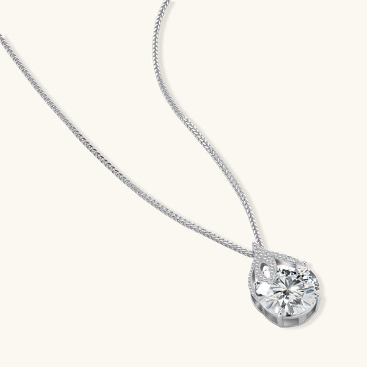 Teardrop Brilliance Moissanite Necklace