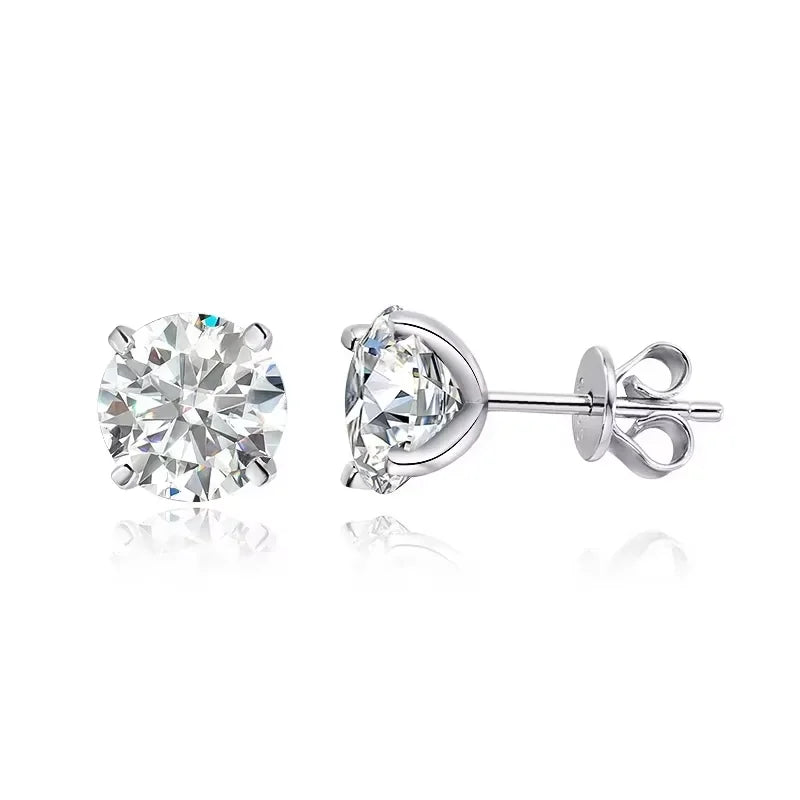 Smyoue Certified 1-5CT Real Moissanite Jewelry Sets for Women Men Lab Diamond D Vvs1 Dainty Brilliant s925 Sterling Silver Set