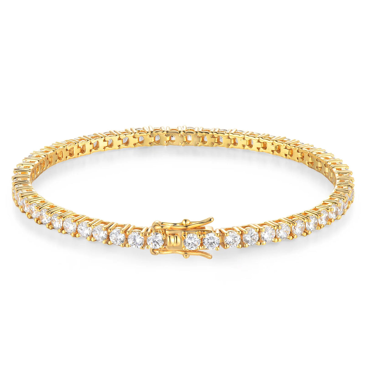 Round Moissanite Tennis Bracelet