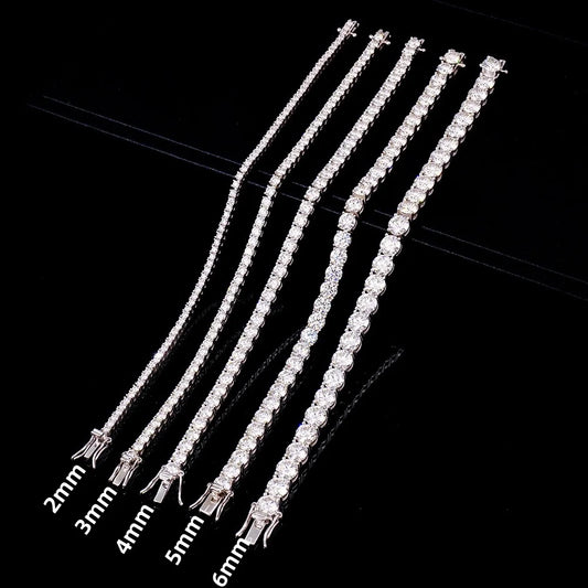 Classic Round Moissanite Tennis Bracelet