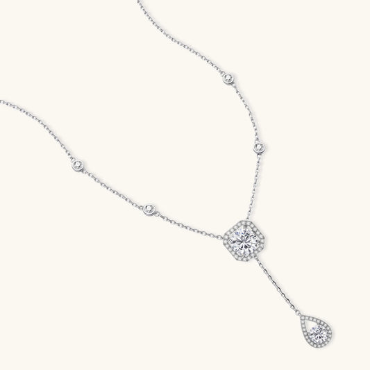 Celestial Balance Moissanite Necklace
