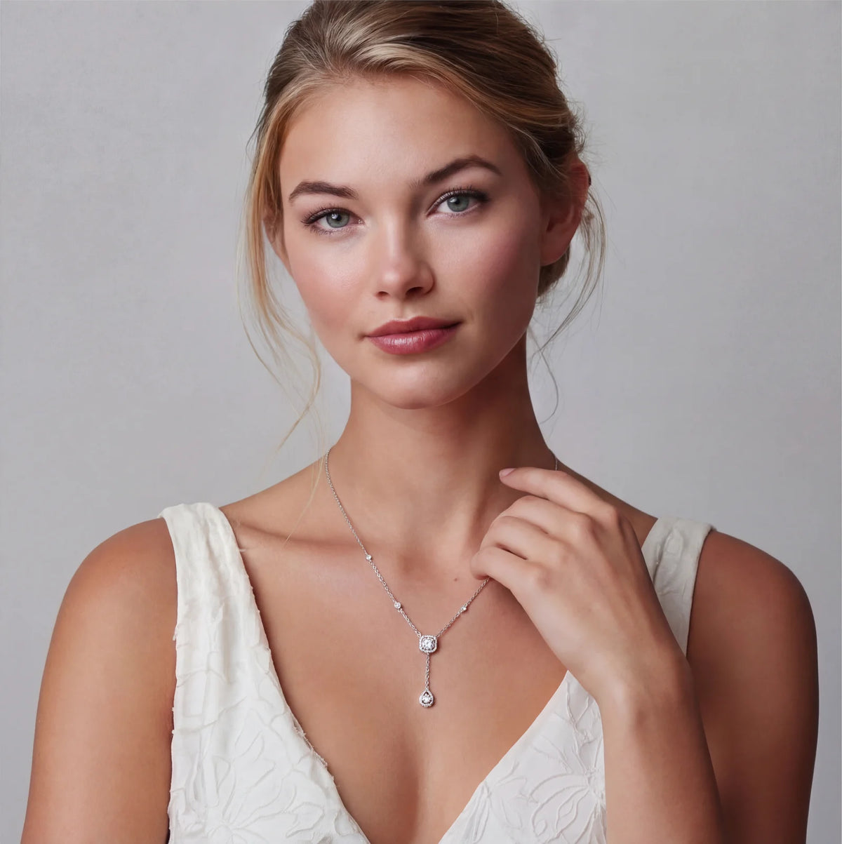Celestial Balance Moissanite Necklace