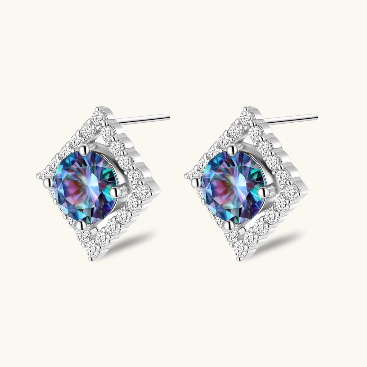 Prism Dreams Moissanite Studs