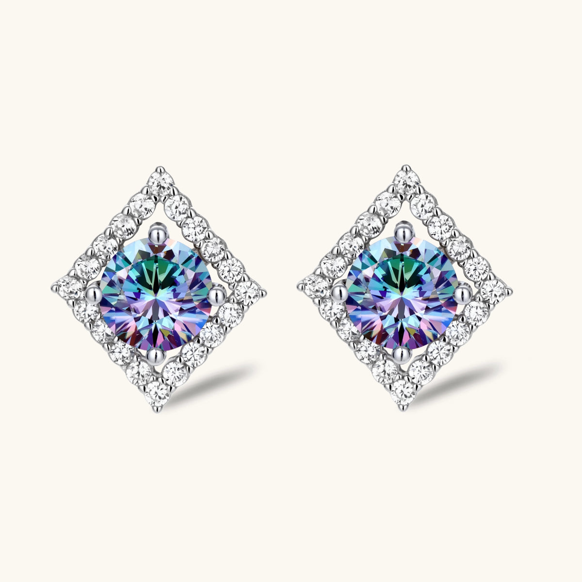 Prism Dreams Moissanite Studs