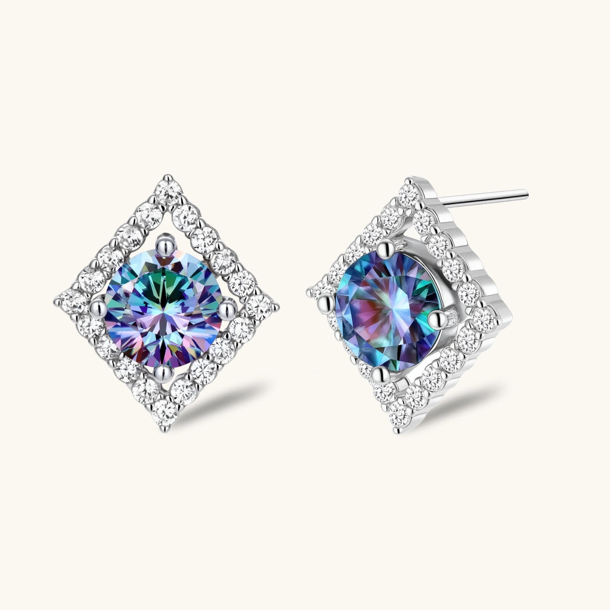 Prism Dreams Moissanite Studs