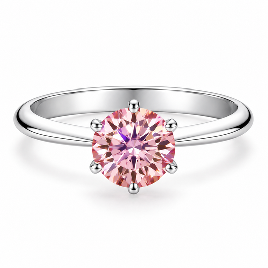 0.5–3 CT Colored Moissanite Ring
