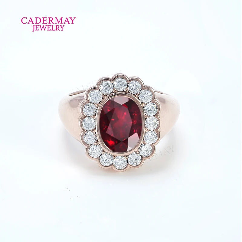 Chic Dainty Pinky Ring 925 Silver 6x8mm Oval Shape Light Blue Lab Grown Sapphire Moissanite Halo Ring Women Men