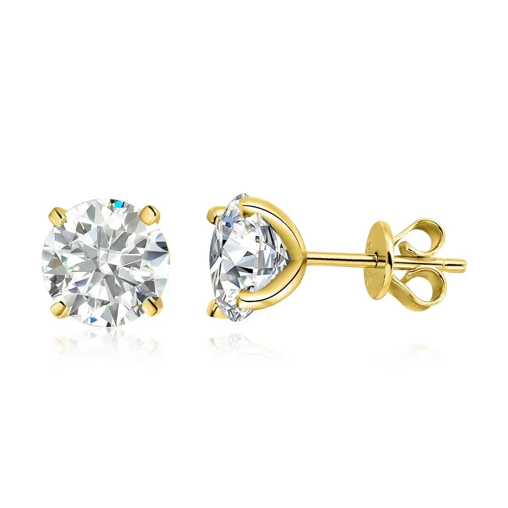 Smyoue Certified 1-5CT Real Moissanite Jewelry Sets for Women Men Lab Diamond D Vvs1 Dainty Brilliant s925 Sterling Silver Set
