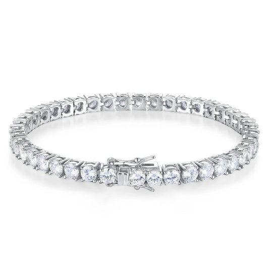 Round Moissanite Tennis Bracelet