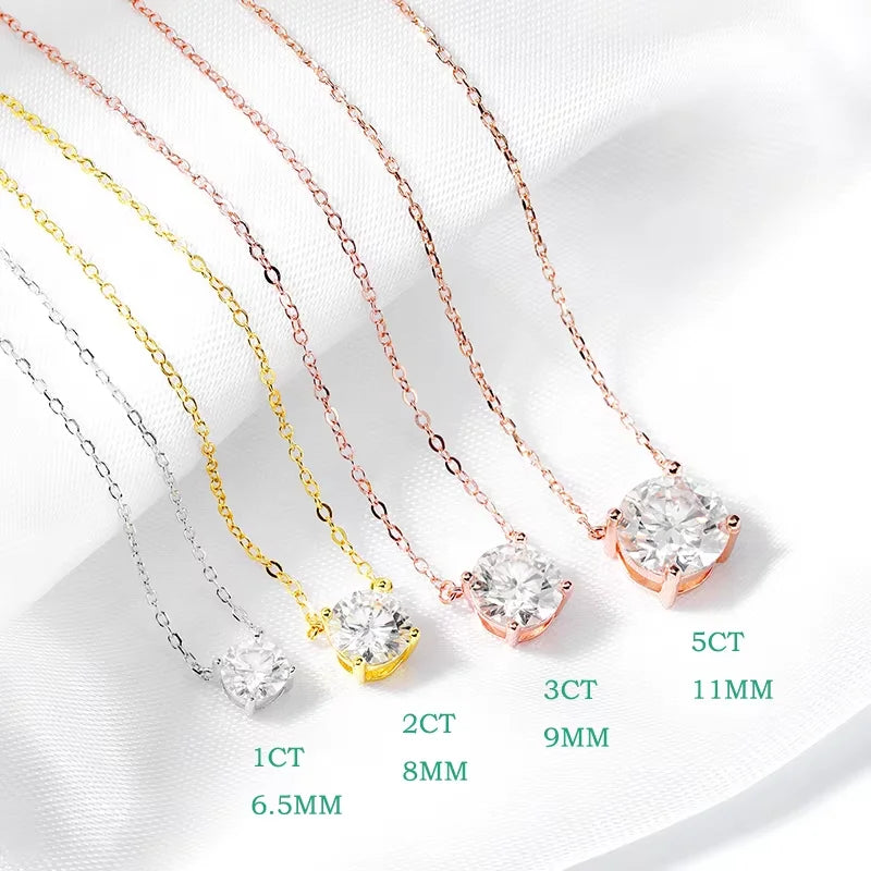 Smyoue Certified 1-5CT Real Moissanite Jewelry Sets for Women Men Lab Diamond D Vvs1 Dainty Brilliant s925 Sterling Silver Set