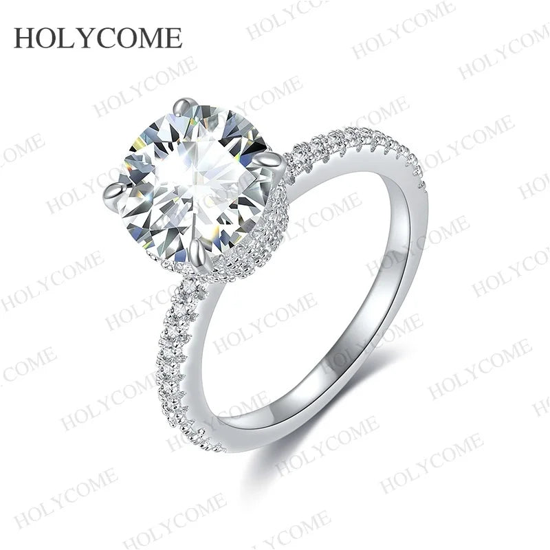 925 Sterling Silver Moissanite Ring Multiple Styles D Color With GRA VVS1 Wedding Ring Bandal Set Gold Plated Jewelry For Women