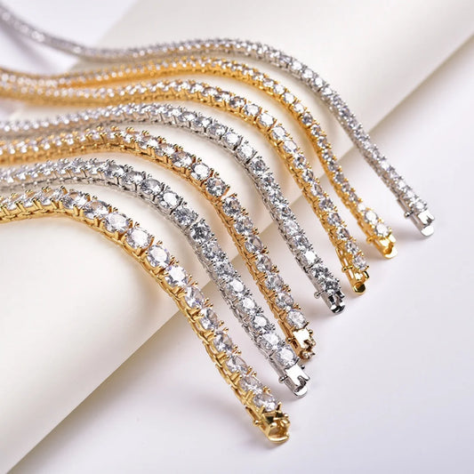 Round Moissanite Tennis Bracelet