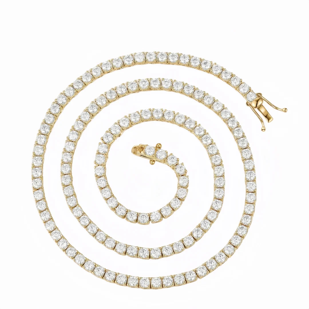 Celeste Moissanite Tennis Necklace
