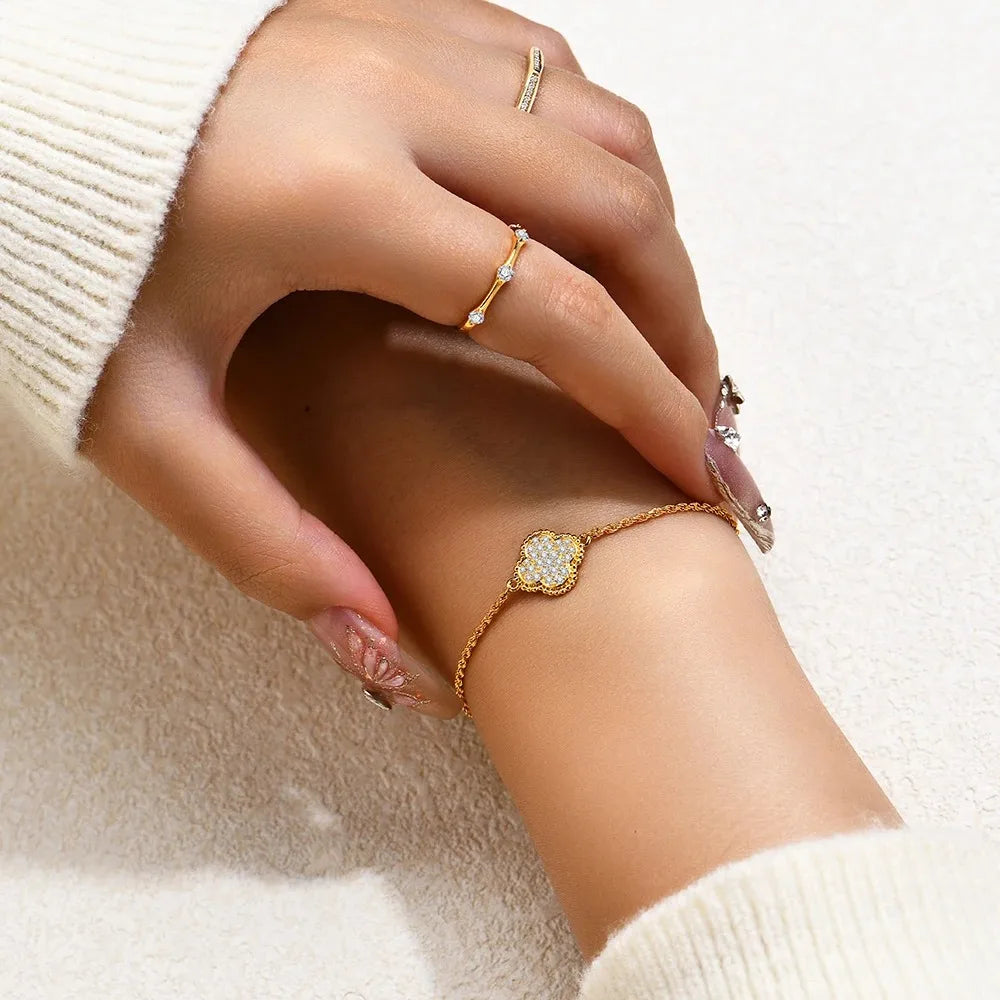 CHARMING 2025 Fashion Style D Color Moissanite Bracelets New 925 Sterling Silver Jewelry Diamond Wedding Anniversary Fine Gifts