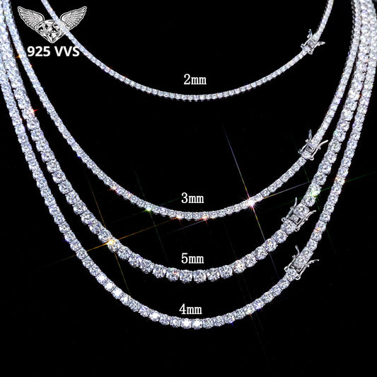 2–5 mm Moissanite Tennis Bracelet