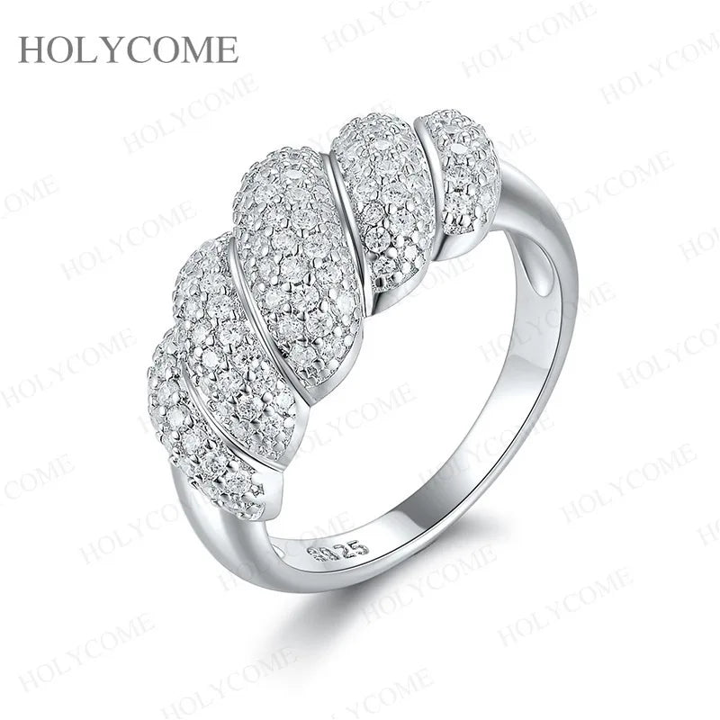925 Sterling Silver Moissanite Ring Multiple Styles D Color With GRA VVS1 Wedding Ring Bandal Set Gold Plated Jewelry For Women
