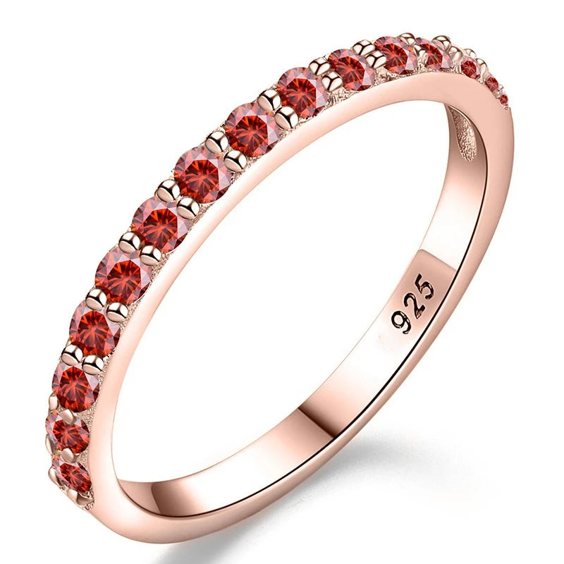 Prong-Set Moissanite Wedding Band