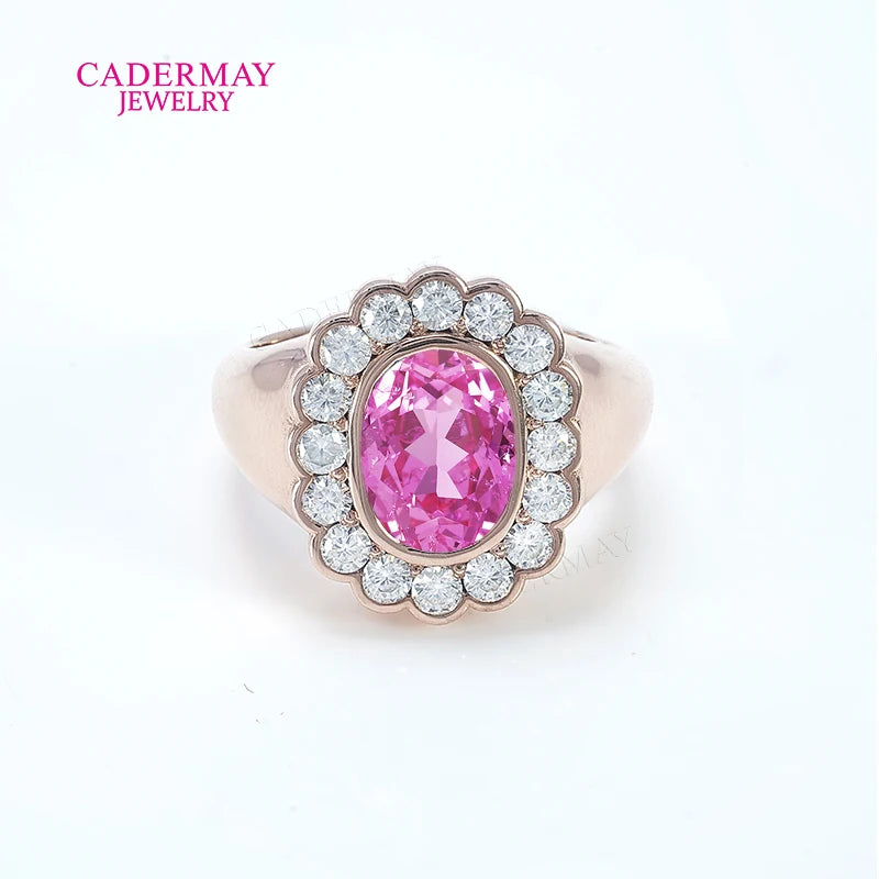 Chic Dainty Pinky Ring 925 Silver 6x8mm Oval Shape Light Blue Lab Grown Sapphire Moissanite Halo Ring Women Men