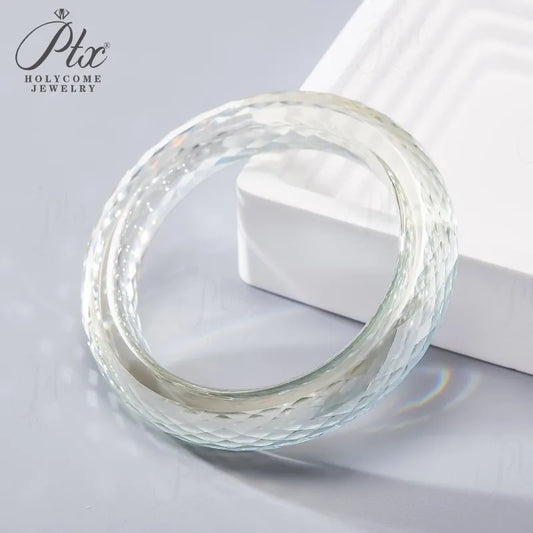 All Moissanite Bangle D Color Full Size Elegant High Quality Jewelry for Woman Anniversary Party Birthday Gift Charm Certificate