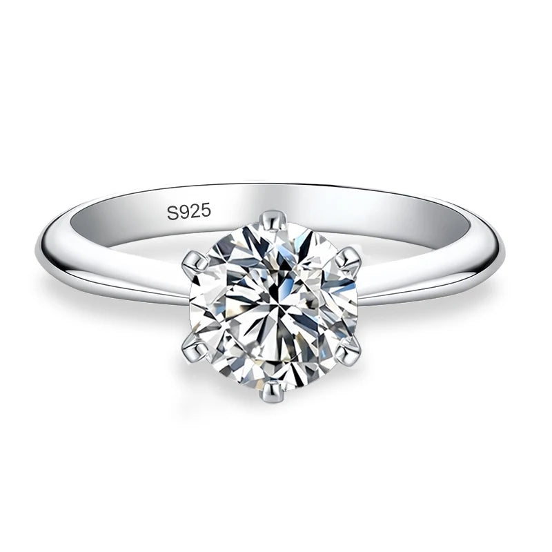 0.5–3 CT Colored Moissanite Ring