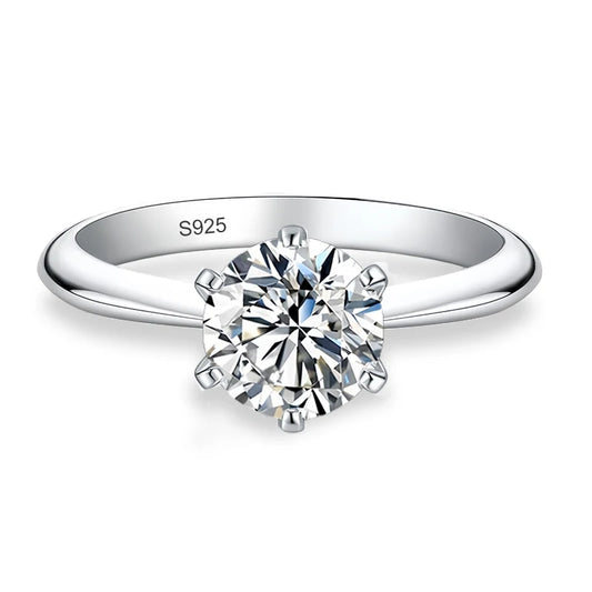 0.5–3 CT Colored Moissanite Ring