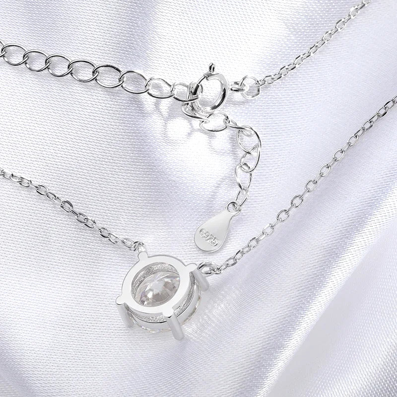 Smyoue Certified 1-5CT Real Moissanite Jewelry Sets for Women Men Lab Diamond D Vvs1 Dainty Brilliant s925 Sterling Silver Set