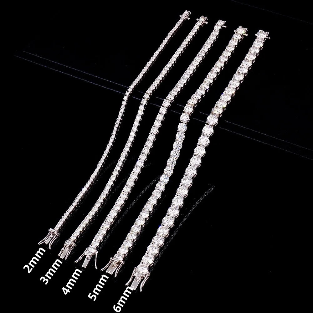 Classic Round Moissanite Tennis Bracelet