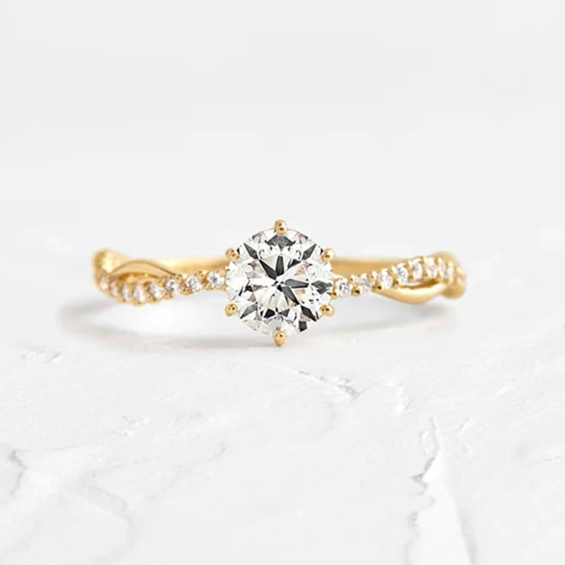 GRA Certified 1-3 Carat Moissanite Ring 925 Silver Ring Round Cut Halo for Women Engagement Promise Wedding Jewelry Wholesale