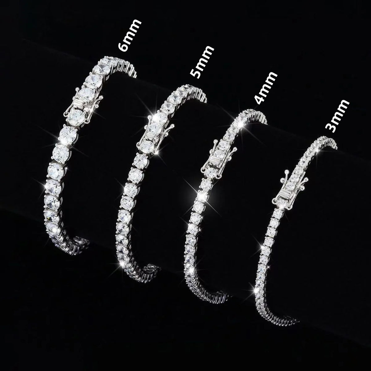 Classic Round Moissanite Tennis Bracelet