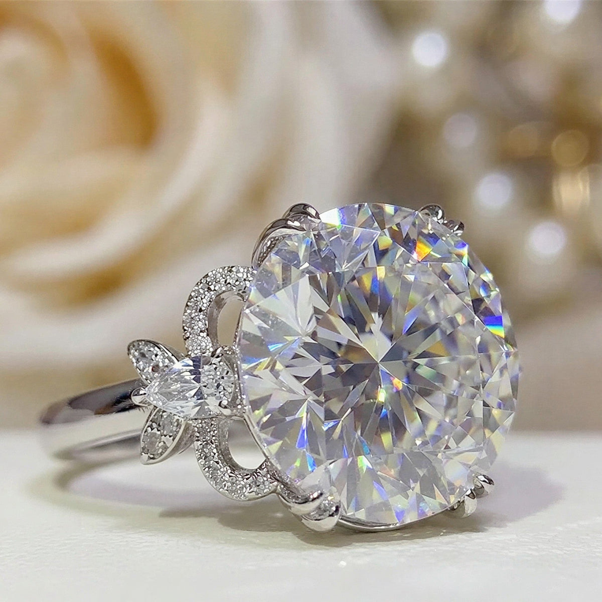 Everly Grand Solitaire Ring close-up