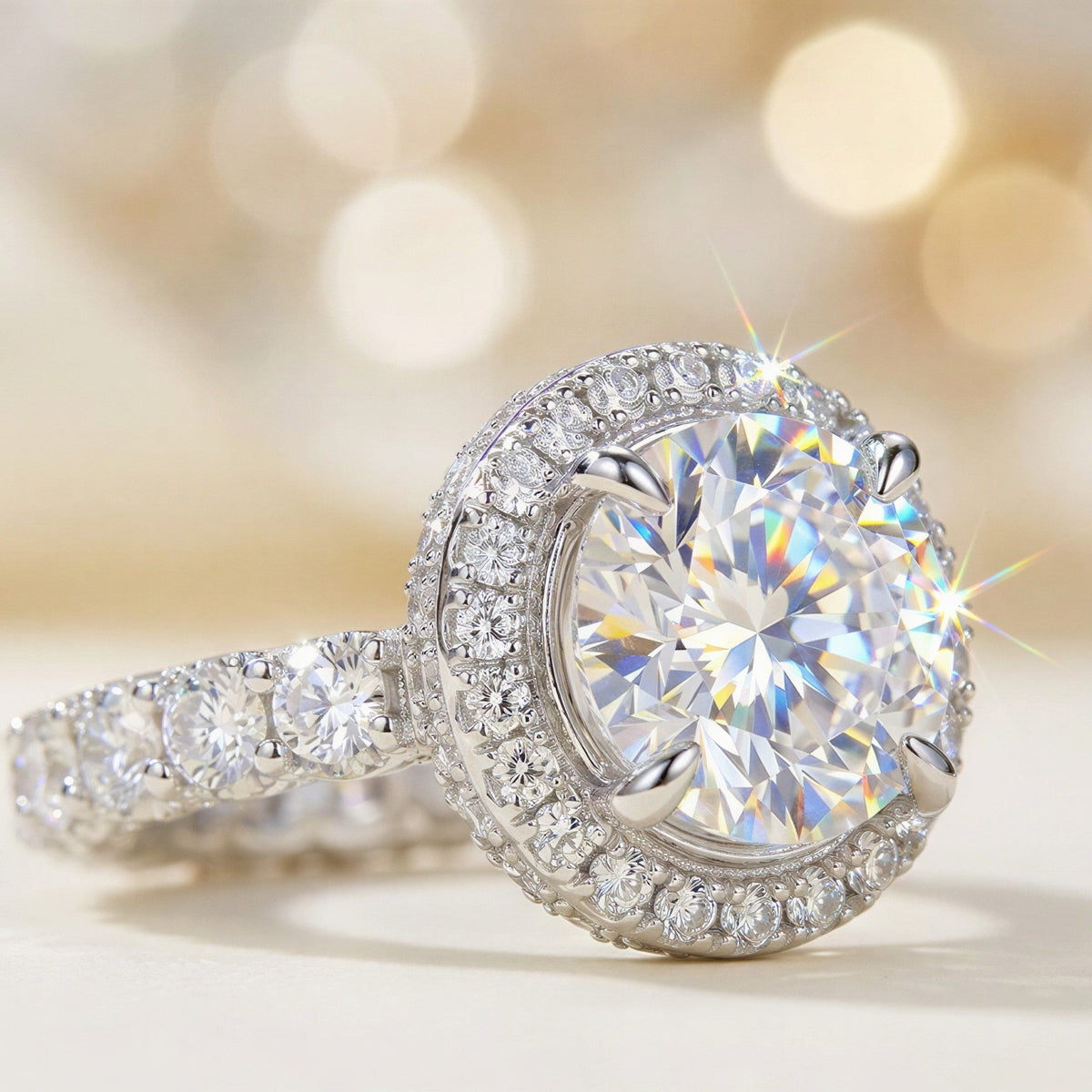 Everly Oval Radiance Ring close-up