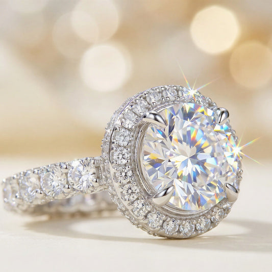Everly Oval Radiance Ring close-up