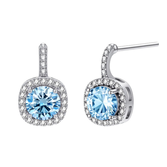Celestial Halo Moissanite Drops