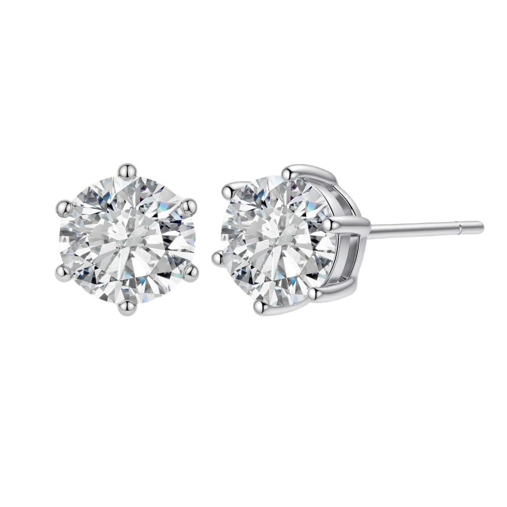 Brilliant Moissanite Studs