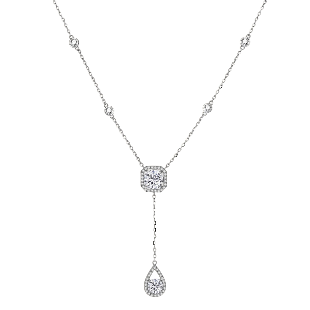 Celestial Balance Moissanite Necklace