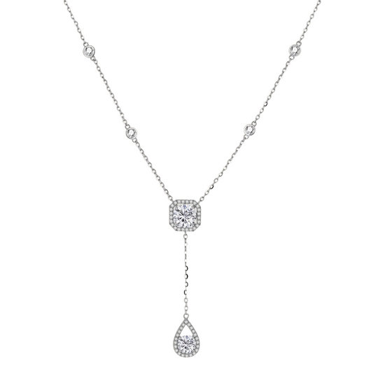 Celestial Balance Moissanite Necklace