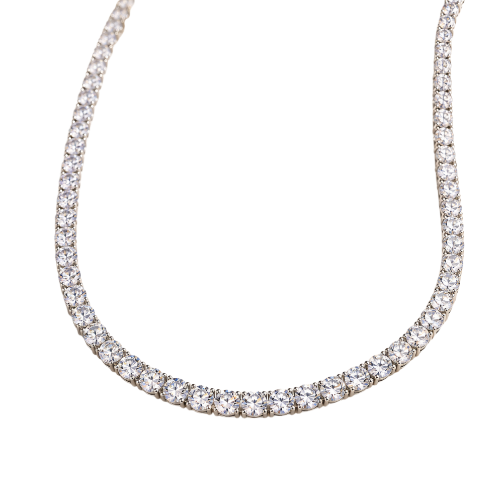 Celeste Moissanite Tennis Necklace